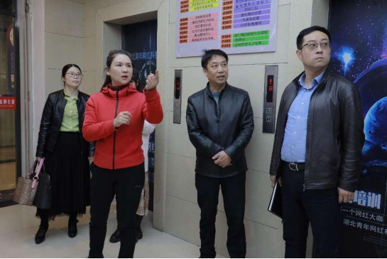 纪委书记闵远良带队到湖北青年网红基地调研